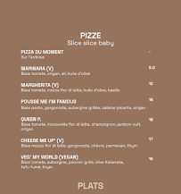 Menu POUSSE Pizza Page 3
