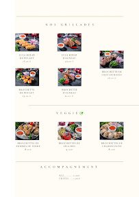 Menu UCAR restaurant Page 3