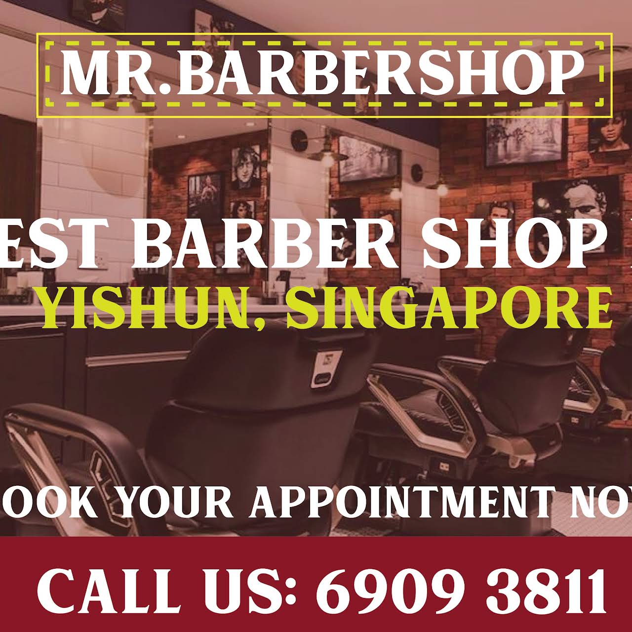 Famous Barber Shop in Yishun, Singapore