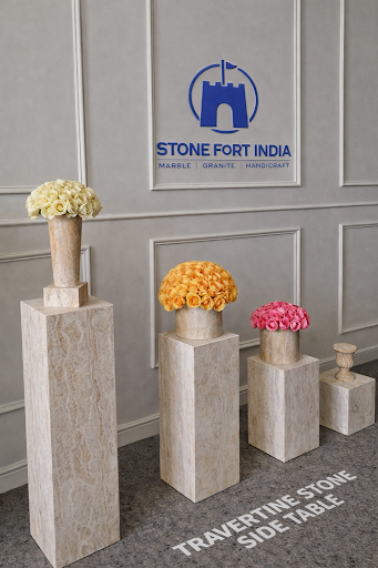 ✨ Travertine Stone Side Table – Elegant & Timeless ✨ post image