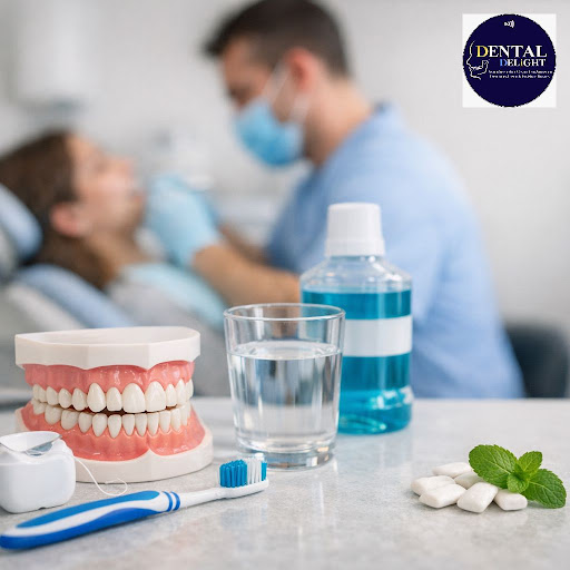 Good oral hygiene is the foundation of a confident smile and long-term health. At Dental Delight…