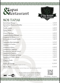 Menu O’BAR BASQUE IRISH PUB 🍻RESTAURANT 🍽️ Page 4