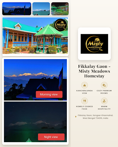 Experience stunning Kanchenjunga views from premium rooms at fikkalegaon homestay in sangser khas… post image