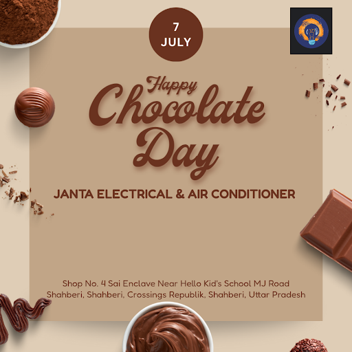 Celebrate Happy World Chocolate Day with a sweet treat and a cool breeze! At Janta Electrical & A…