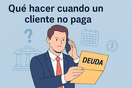 que hacer cliente no paga