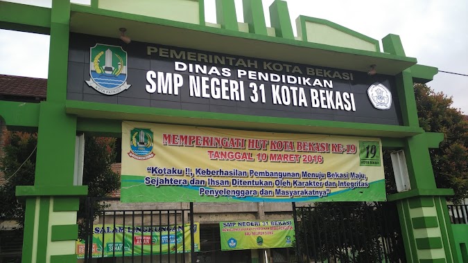 SMPN 31 Bekasi City, Author: Suparman