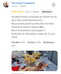 Menu LE GWENN HA DU RESTAURANT Page 11