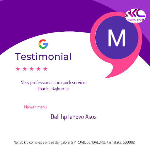 Mahesh Manu's exceptional experience with Dell hp lenovo Asus in Bengaluru! He raves about our cu… post image