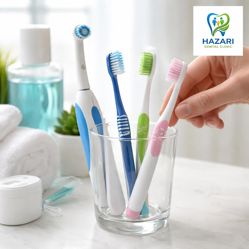 Choosing the right toothbrush is one of the simplest ways to protect your smile. At Hazari Dental… post image