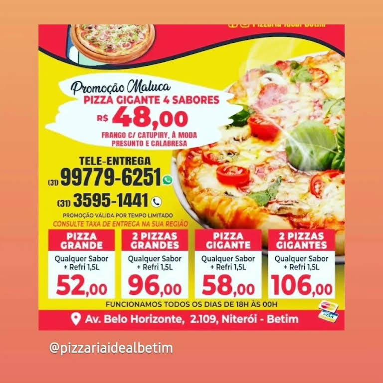 Pizza em promoção belo horizonte em Belo Horizonte, MG