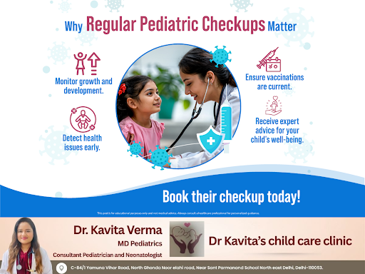 Regular pediatric checkups are essential for tracking growth, ensuring vaccinations, detecting ea… post image