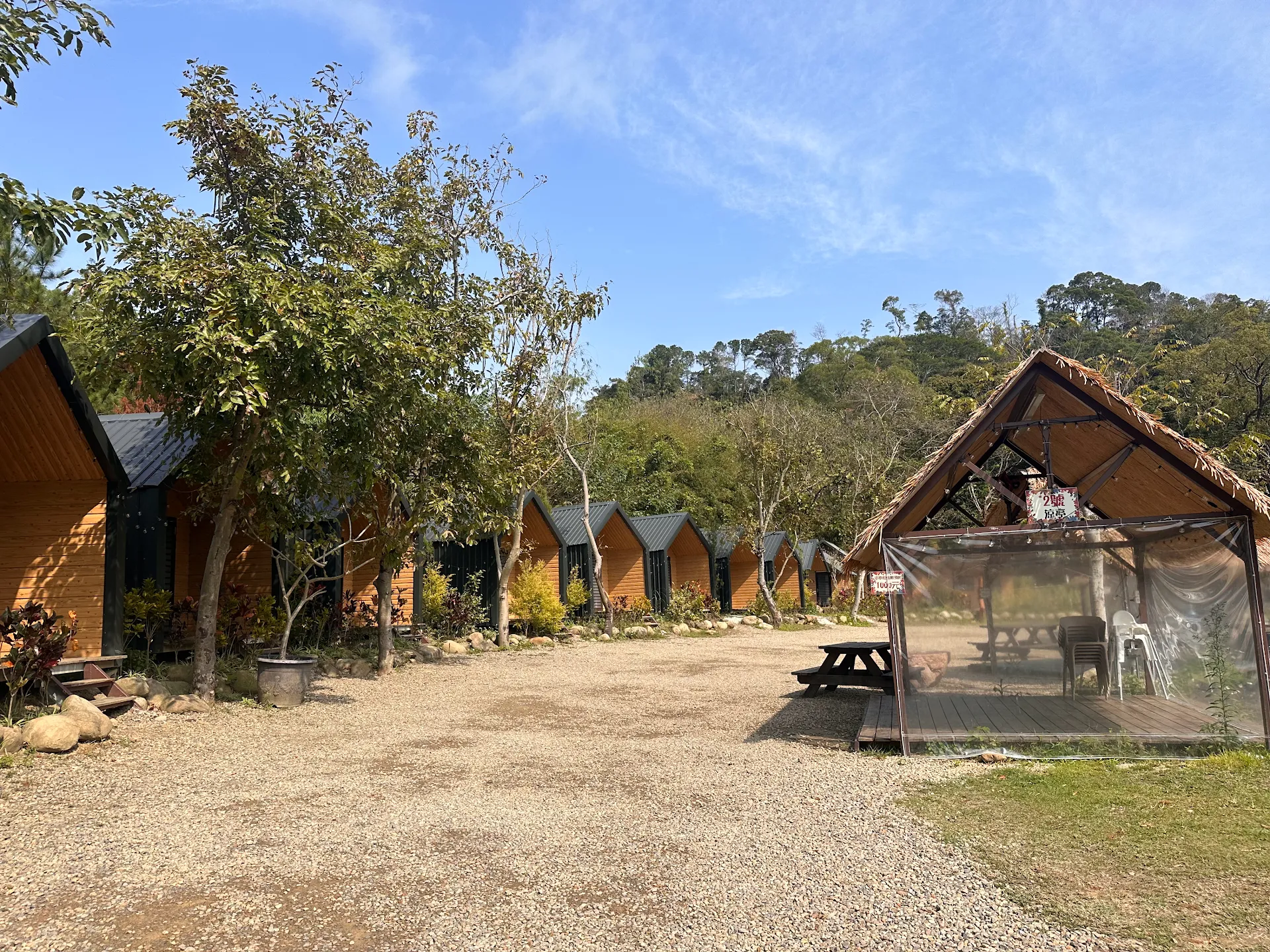 Glamping accomodation