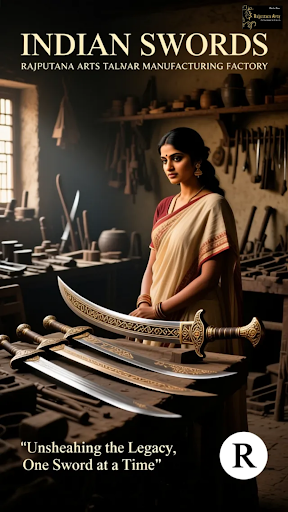 Experience the thrill of Indian heritage with Rajputana Arts Talwar Manufacturing Factory! Discov… post image