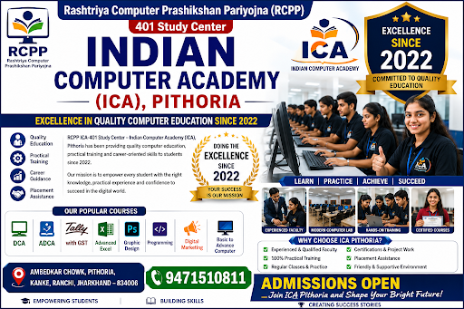 💻 **Indian Computer Academy (ICA), Pithoria** 🎓 post image