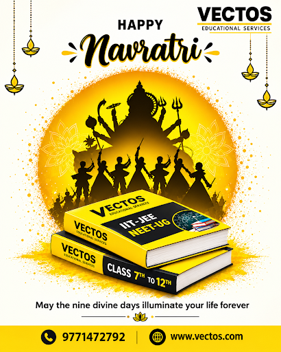🌸 Happy Navratri from VECTOS Educational Services! 🙏✨ post image