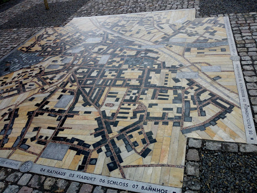 Stadtplan mit Steinen - Visual