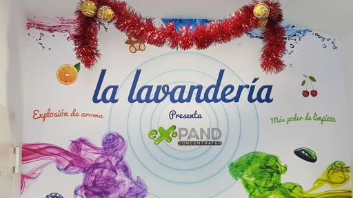 La Lavanderia blue-wash line Algemesí Logo