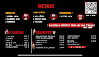 Menu Delizia Pizz' Page 1