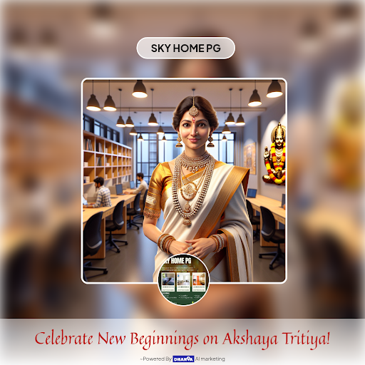 Celebrate Akshay Tritiya with endless prosperity and blessings at SKY HOME Boys PG in Vadodara. T… post image