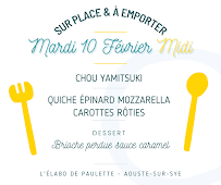 Menu L'élabo de Paulette Page 7