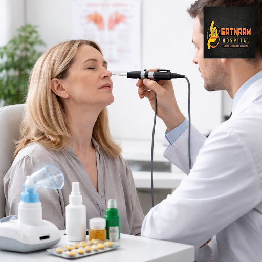Struggling with constant nose block, headache and facial pressure? At Satnaam Hospital Laser Pile… post image
