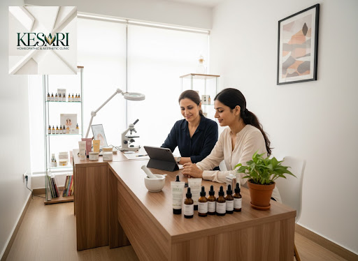 Struggling with oily T‑zone, dry patches or recurring acne? At Kesari Homeopathic & Aesthetic Cli… post image