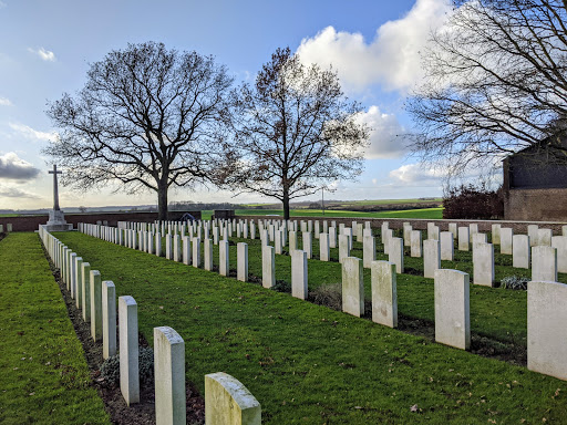 Bronfay Farm Military Cemetery Logo