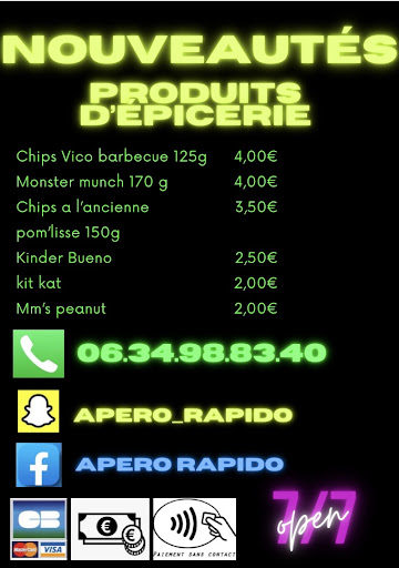 Épicerie Apéro rapido en livraison - Thumbnail