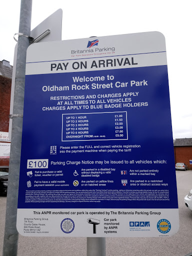 Oldham Rock Street Car Park - Thumbnail