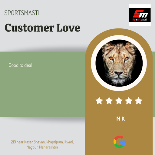 M K's exceptional experience at SPORTSMASTI BEST SPORTS SHOP IN NAGPUR - the go-to destination fo… post image