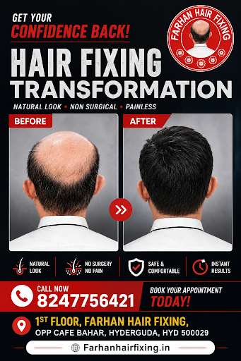 Farhan Hair Fixing – Transform Your Look, Transform Your Confidence! ✨ post image