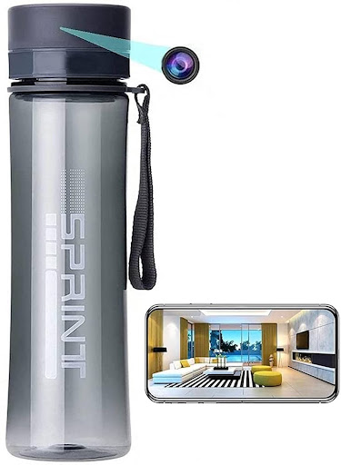 Available Spy Water Bottle Camera 4K video recording with Audio Live on Mobile post image