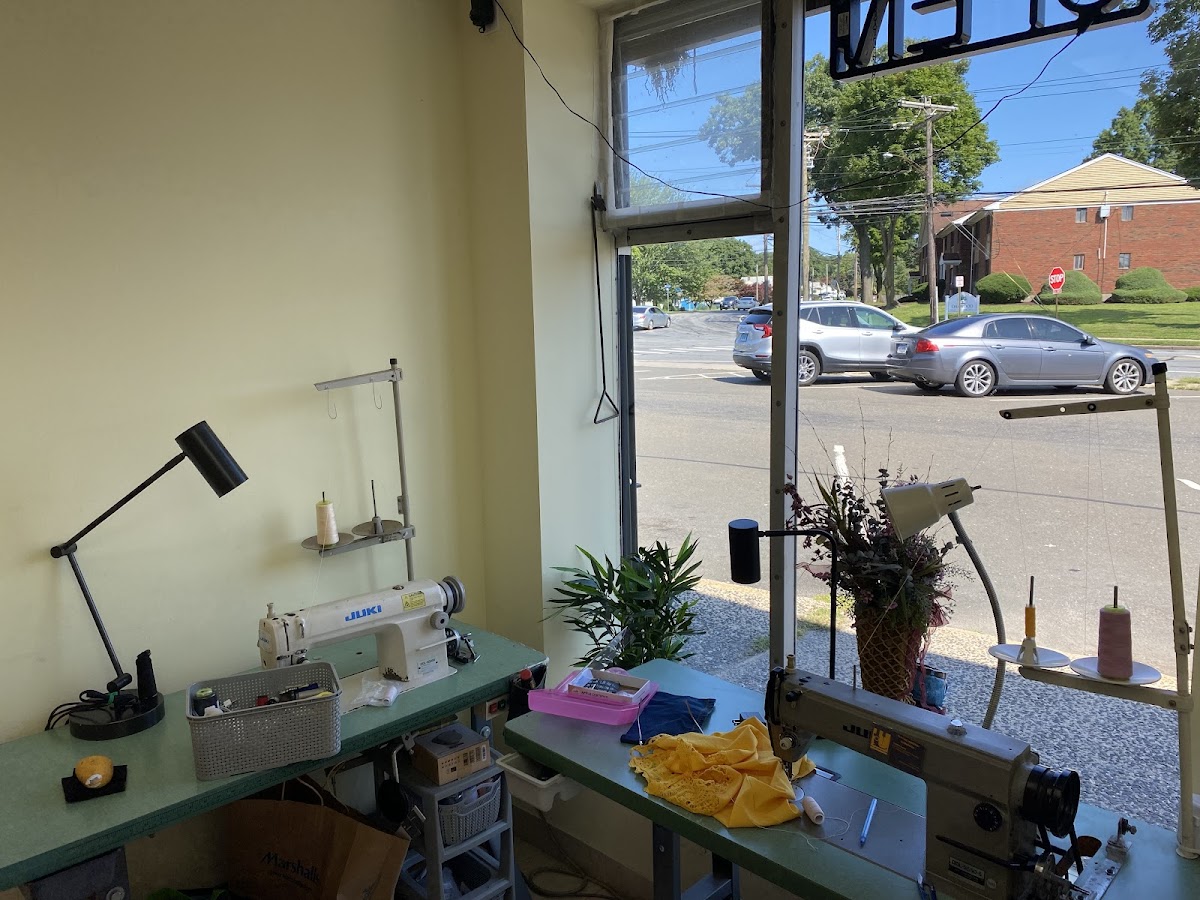 Madison Cleaners facility with washing machines in Bridgeport