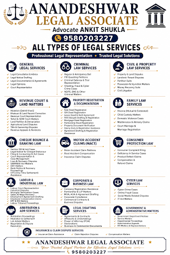 Anandeshwar Legal Associate is committed to providing reliable and professional Legal Services in…