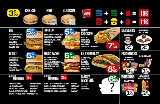 Photo 1 - Burger By Night 16 - livraison de sandwich halal de nuit à Angoulême