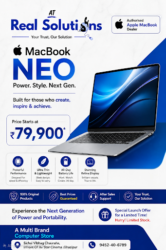 Apple MacBook NEO – Now at Real Solutions post image