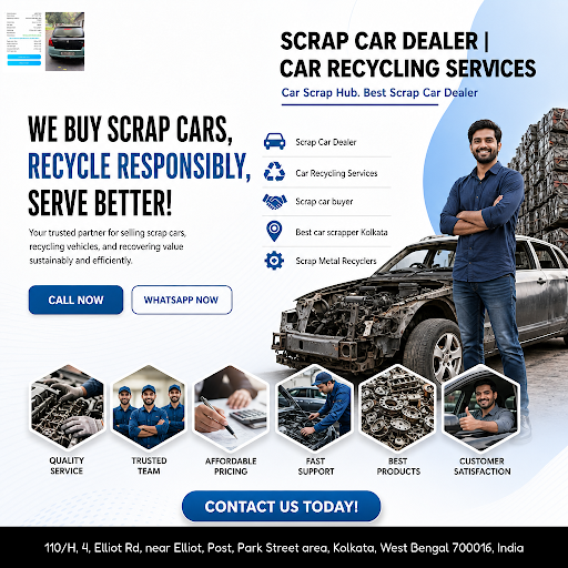 Car Scrap Hub is the best scrap car dealer in Kolkata, providing reliable car recycling services,… post image