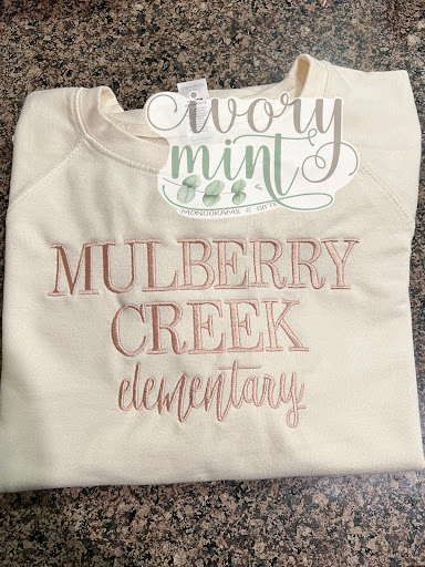 Ivory Mint Monograms & Gifts