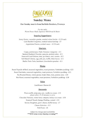 The Gingerman by null