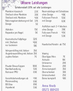 Speisekarte