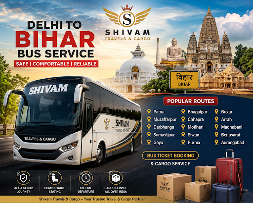🚌 Delhi to Bihar Bus Service | Shivam Travels & Cargo post image
