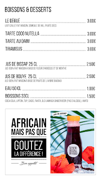 Menu Afri Call Food - Restaurant Africain Valenciennes Place d’armes Page 4