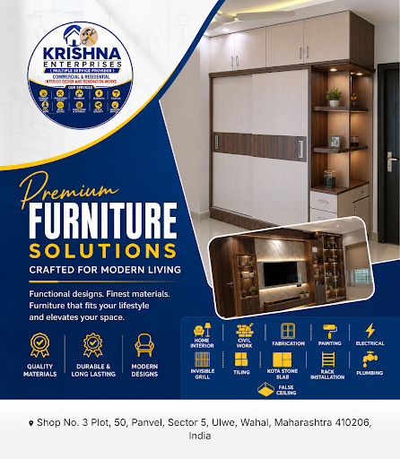 Krishna Enterprises specializes in custom furniture solutions tailored to enhance interior decora… post image