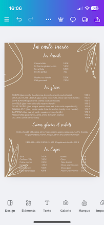Menu Le Yacht Café Page 3