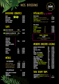 Menu L'Aloko Restaurant - Café Concert Page 1