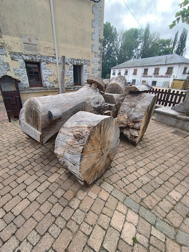Tractor de madera - Visual