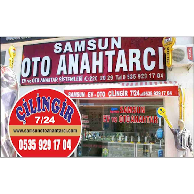 Samsun Anahtarcı Çilingir 7/24 Ev,Oto Açma Anahtar Yapımı Samsunda Çilingir