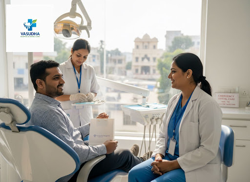 Severe toothache, broken tooth or sudden swelling? At Vasudha Hospital and Dental Clinic in Vadod… post image