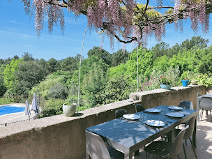 Photo n°6 de À L'ombre bleue du figuier à Ailhon (Gîte)