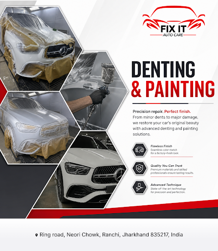 Fix It Auto Care in Ranchi specializes in high-quality denting and painting for auto body repair,… post image